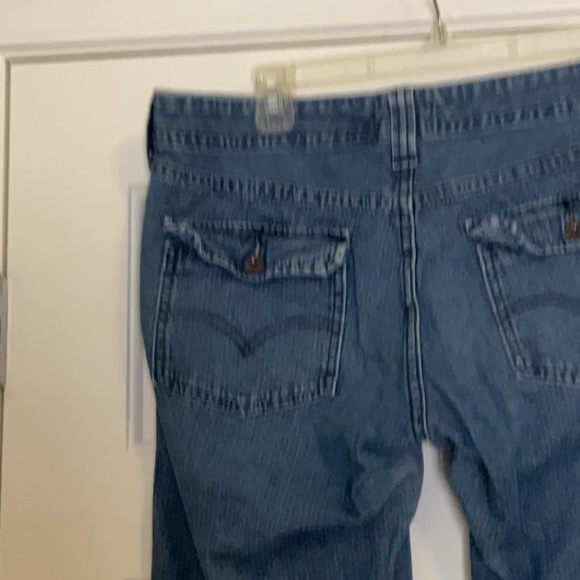 Levi's Blue Flare Wide Leg Jeans, women’s, hi rise size 10 - Picture 9 of 11